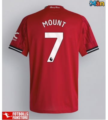 Manchester United Mason Mount #7 Hemmatröja 2025-26 Kortärmad